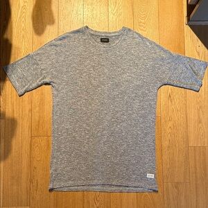 STAMPD Longline T-Shirt – XL – Extended Fit – Black/White/Grey Blend